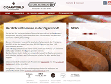 Tablet Screenshot of cigarworldlounge.de